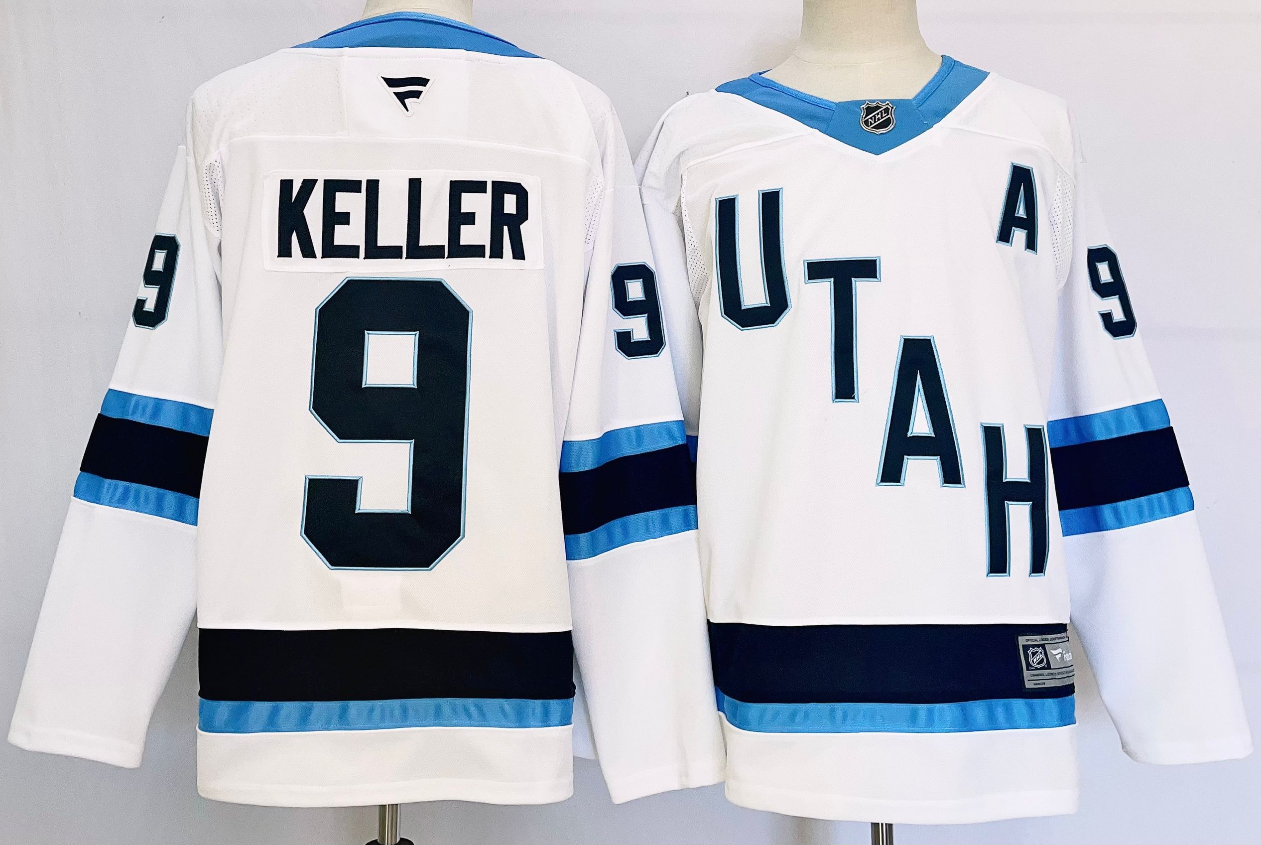 Men Utah Hockey Club #9 Keller White 2025 Home Premier Player NHL Jersey